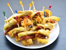 Artichoke Kebabs
