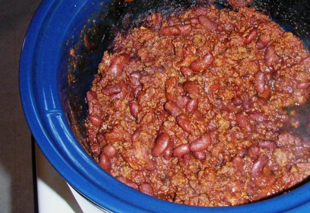 Crock Pot Chili Con Carne With Beans