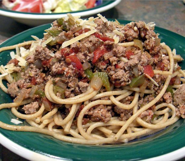Spaghetti With Turkey Meat Sauce Recipe