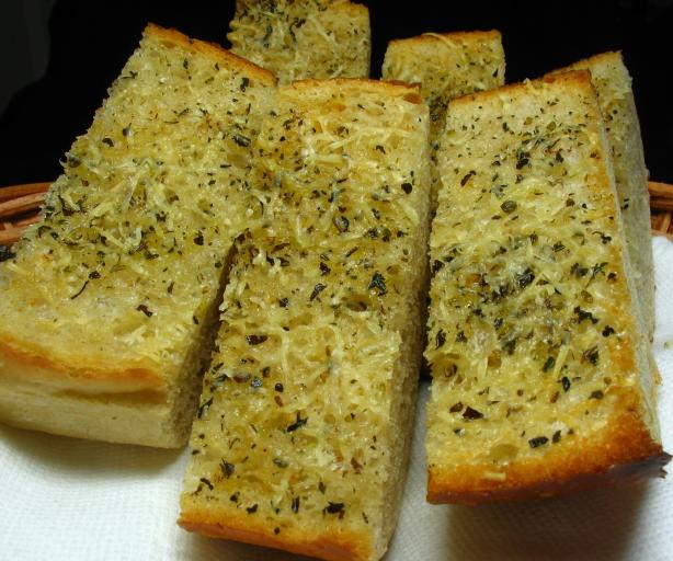 Olive Oil And Parmesan Garlic Bread low Fat Recipe
