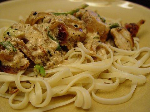 pasta creamy linguine Recipe   Creamy On chicken Chicken recipes  Linguine Italian.Food.com