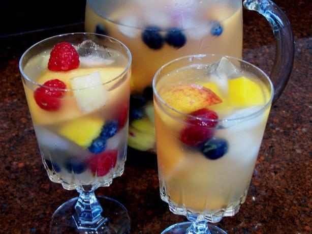 Peach Mango Tea Sangria