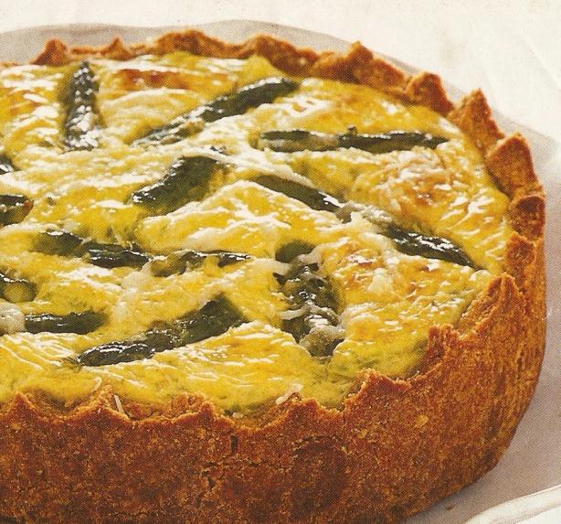 Savory Cheesecake With Ricotta, Feta And Asparagus Recipe