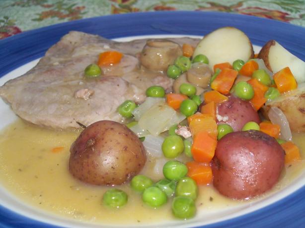 Pork Steak Dinner In A Dish