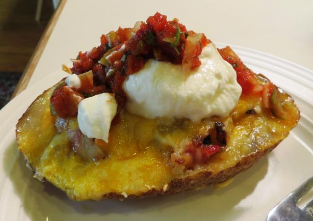 Breakfast Potato Skins Recipe - Food.com Breakfast Potato Skins Recipe - Food.com