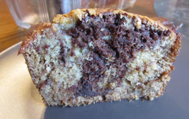 Marbled Chocolate Banana Bread (Vegan)