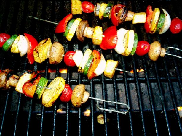 grilled veggie kabobs