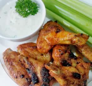Wings With Blue Cheese