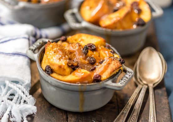 Irish Bread Pudding with Jack Daniels Caramel Whiskey Sauce