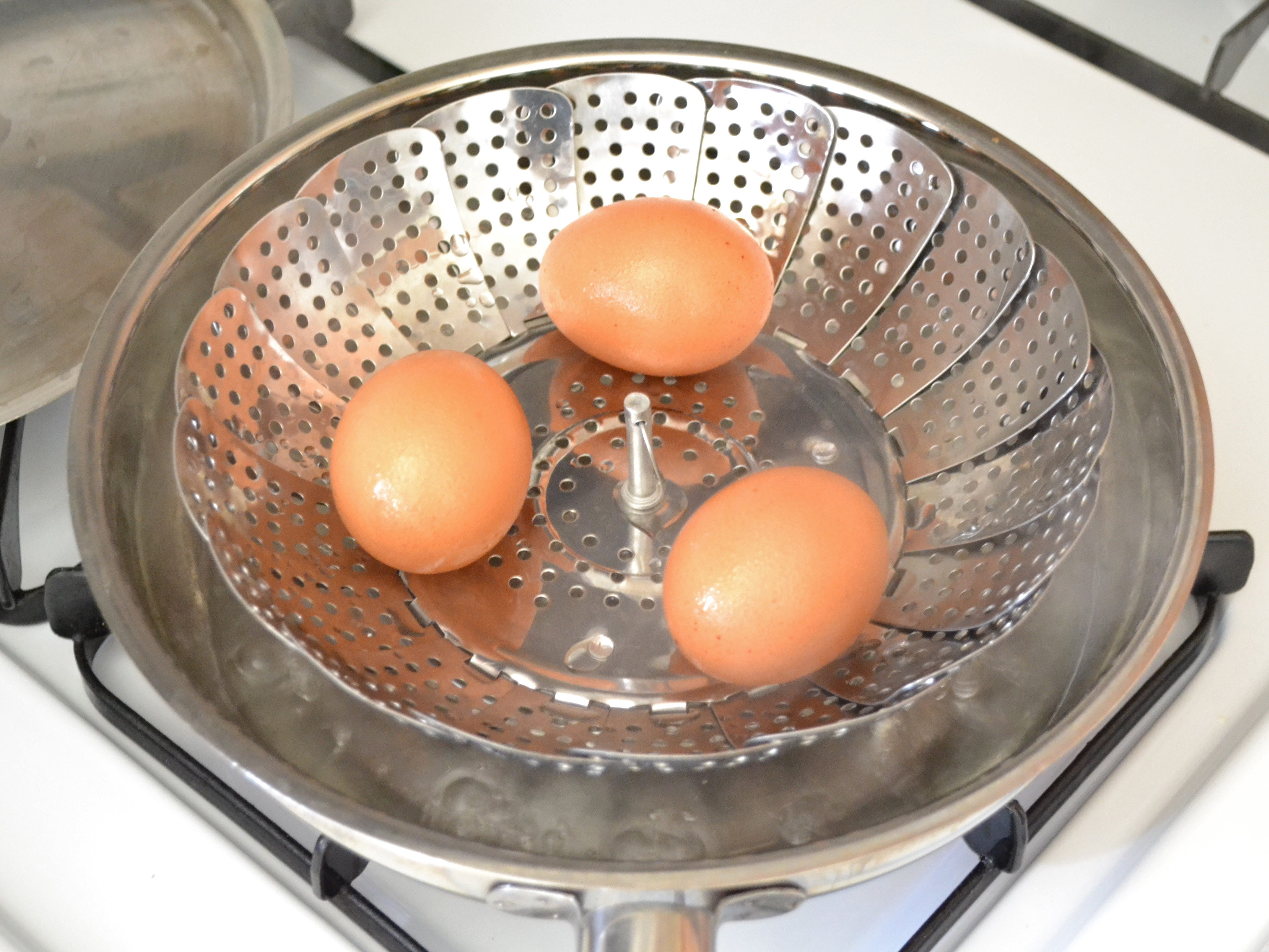 Steam the eggs