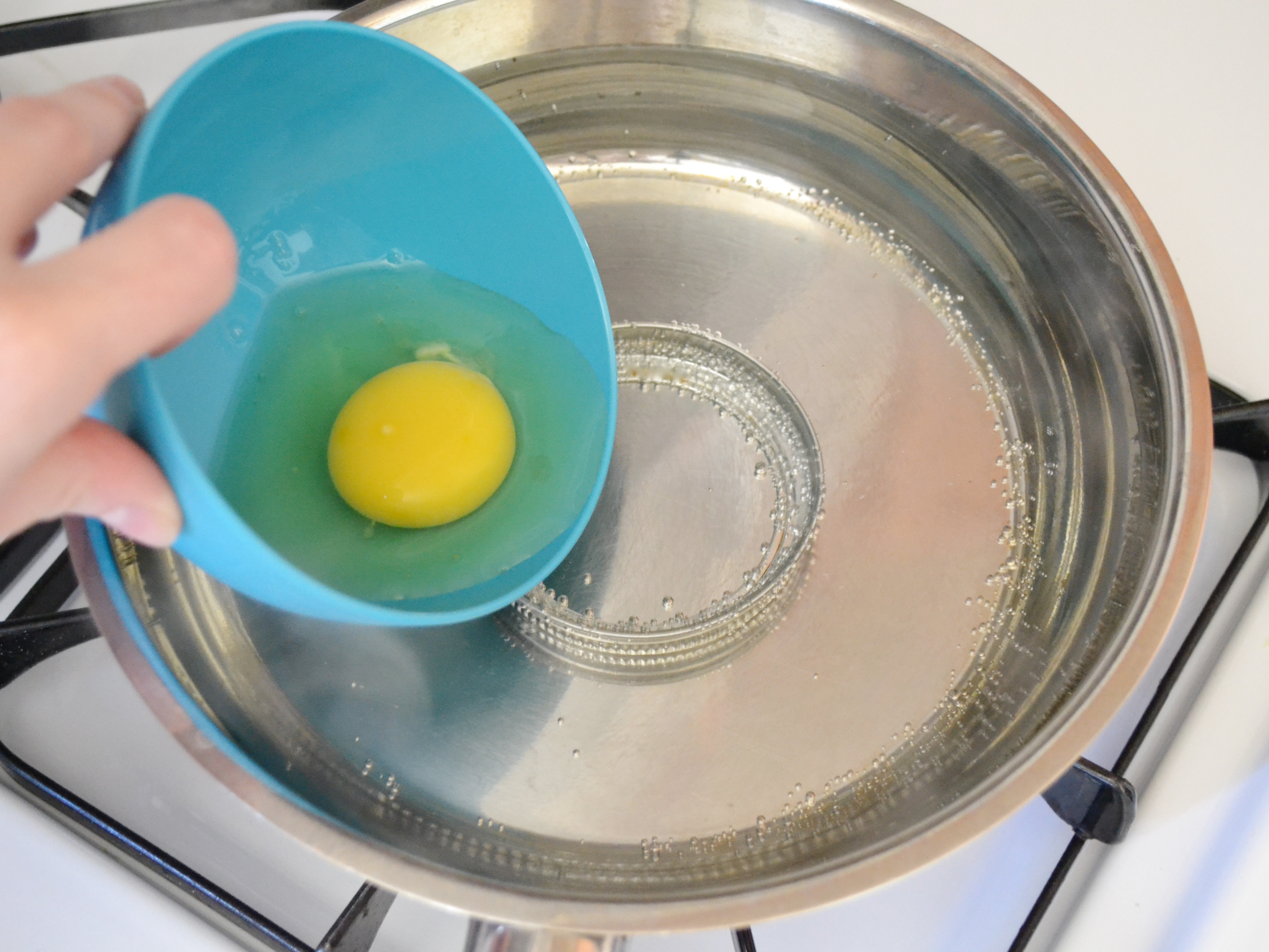 Adjust Temperature and Add the Egg