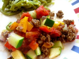 Zucchini Beef Skillet