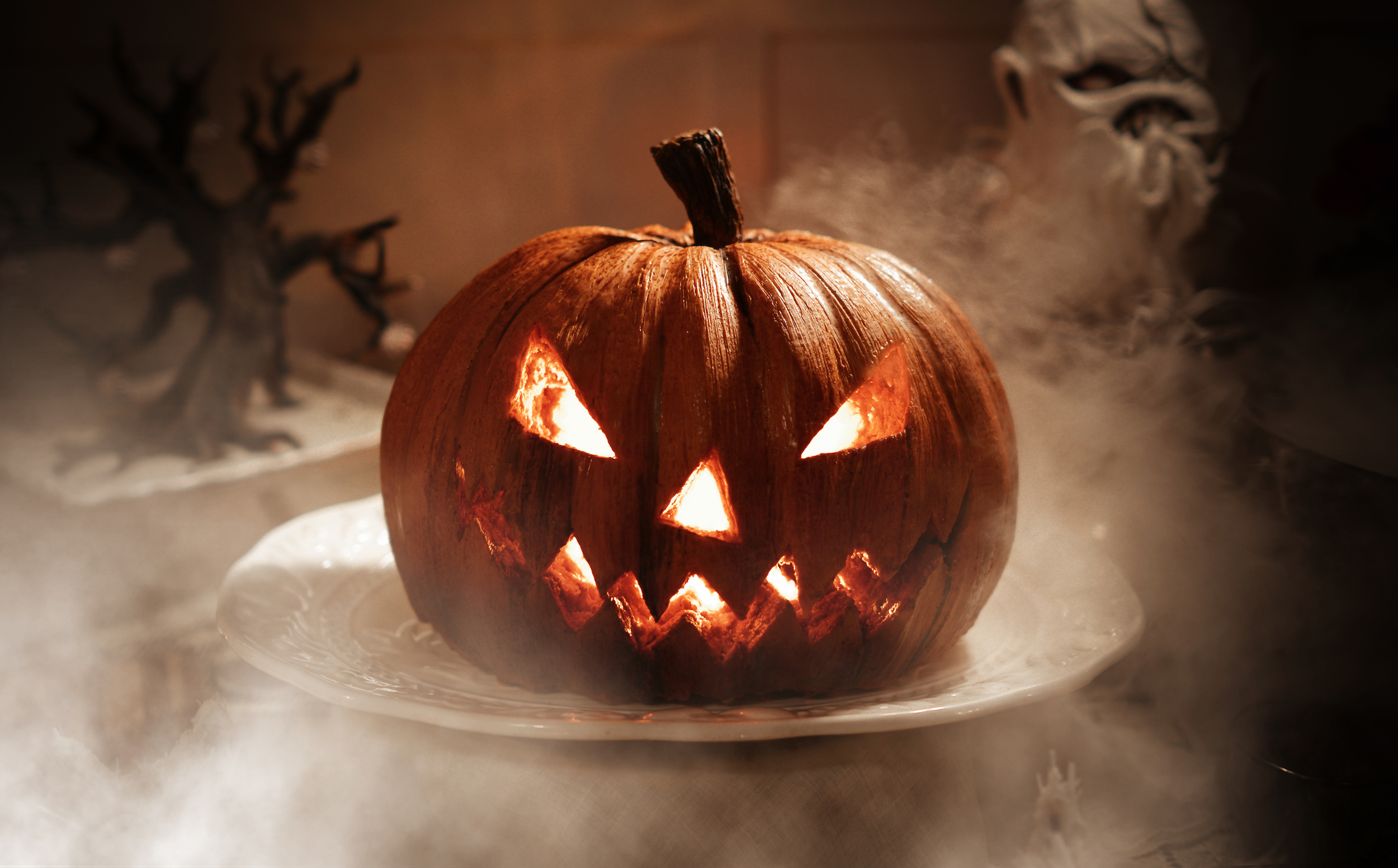 Jack-o-Lantern Cake