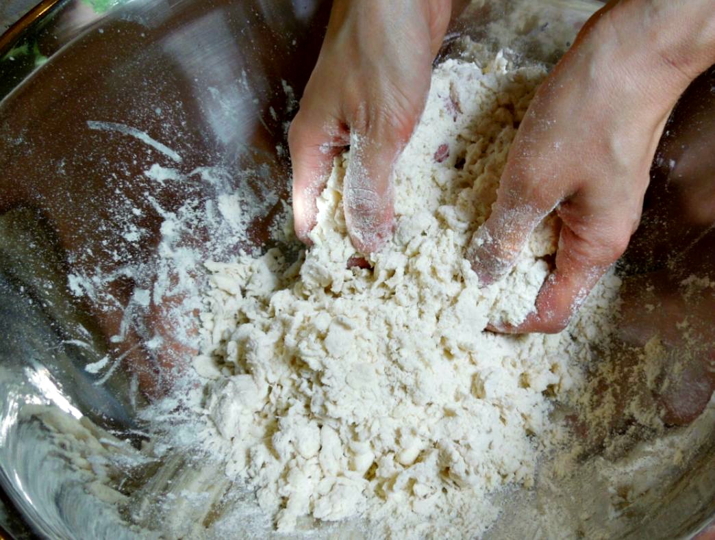 How to Make Pie Crust - Work Dough