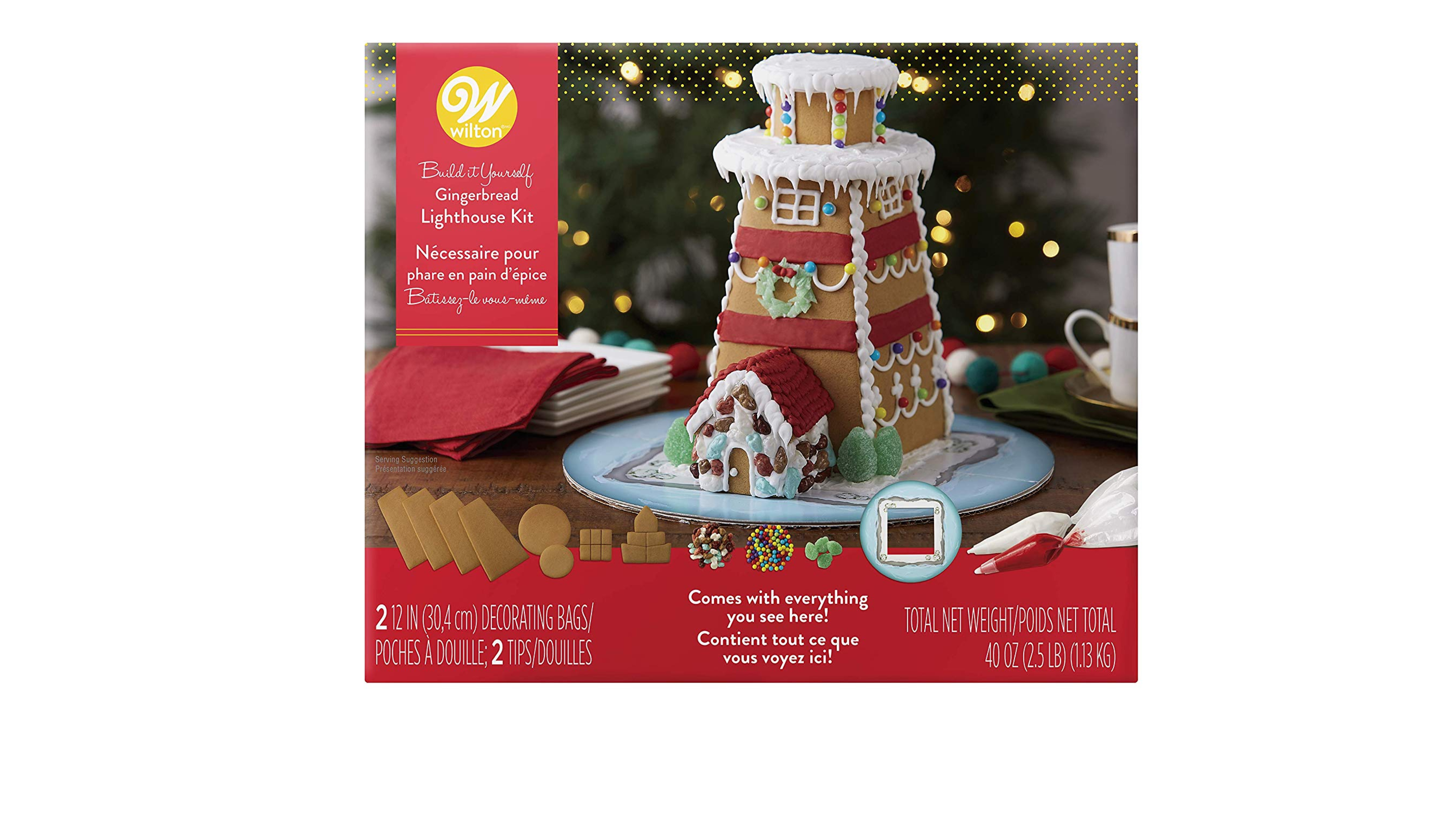 Gingerbread Lighthouse Decorating Kit
