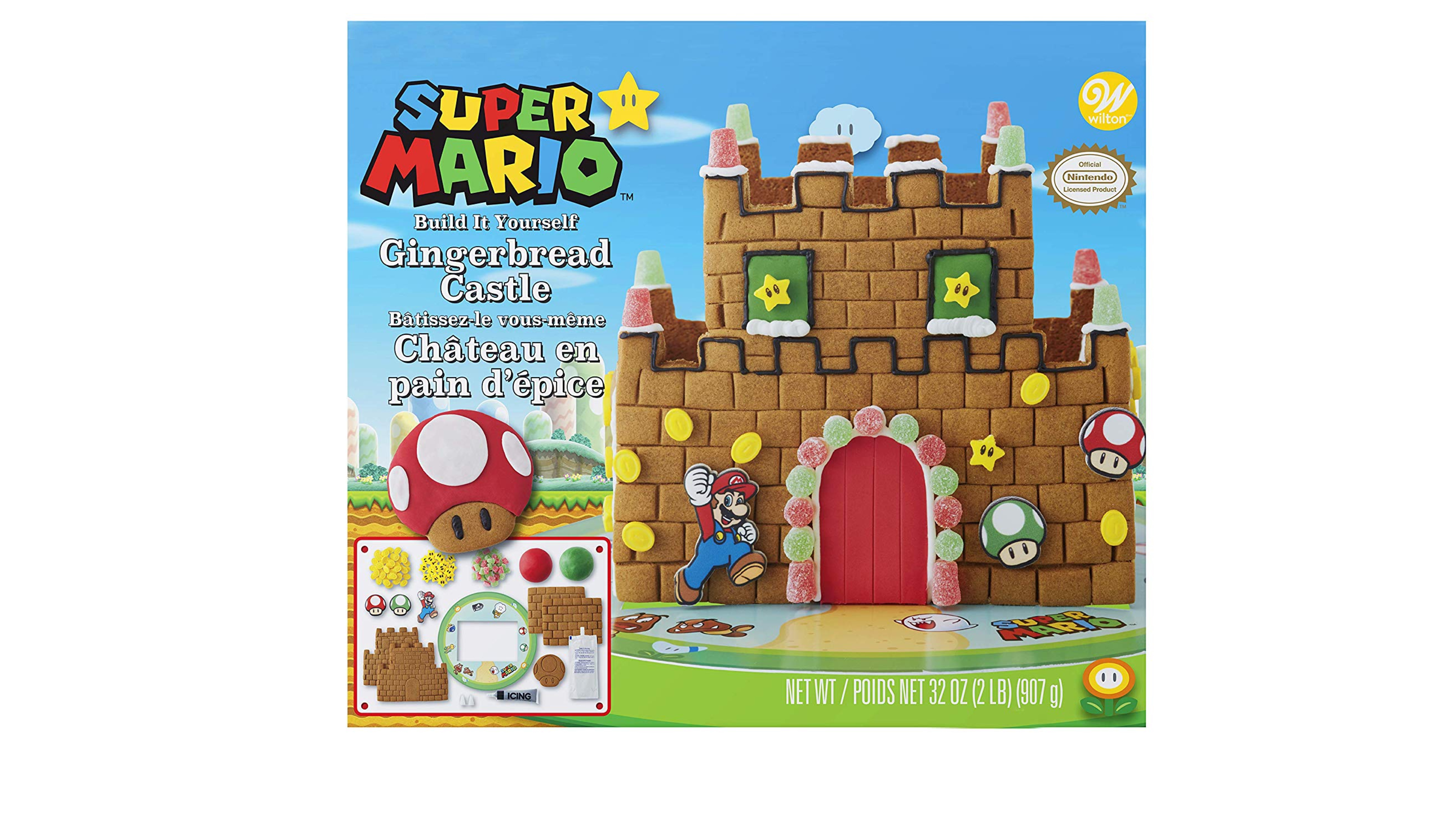 Nintendo Gingerbread Castle