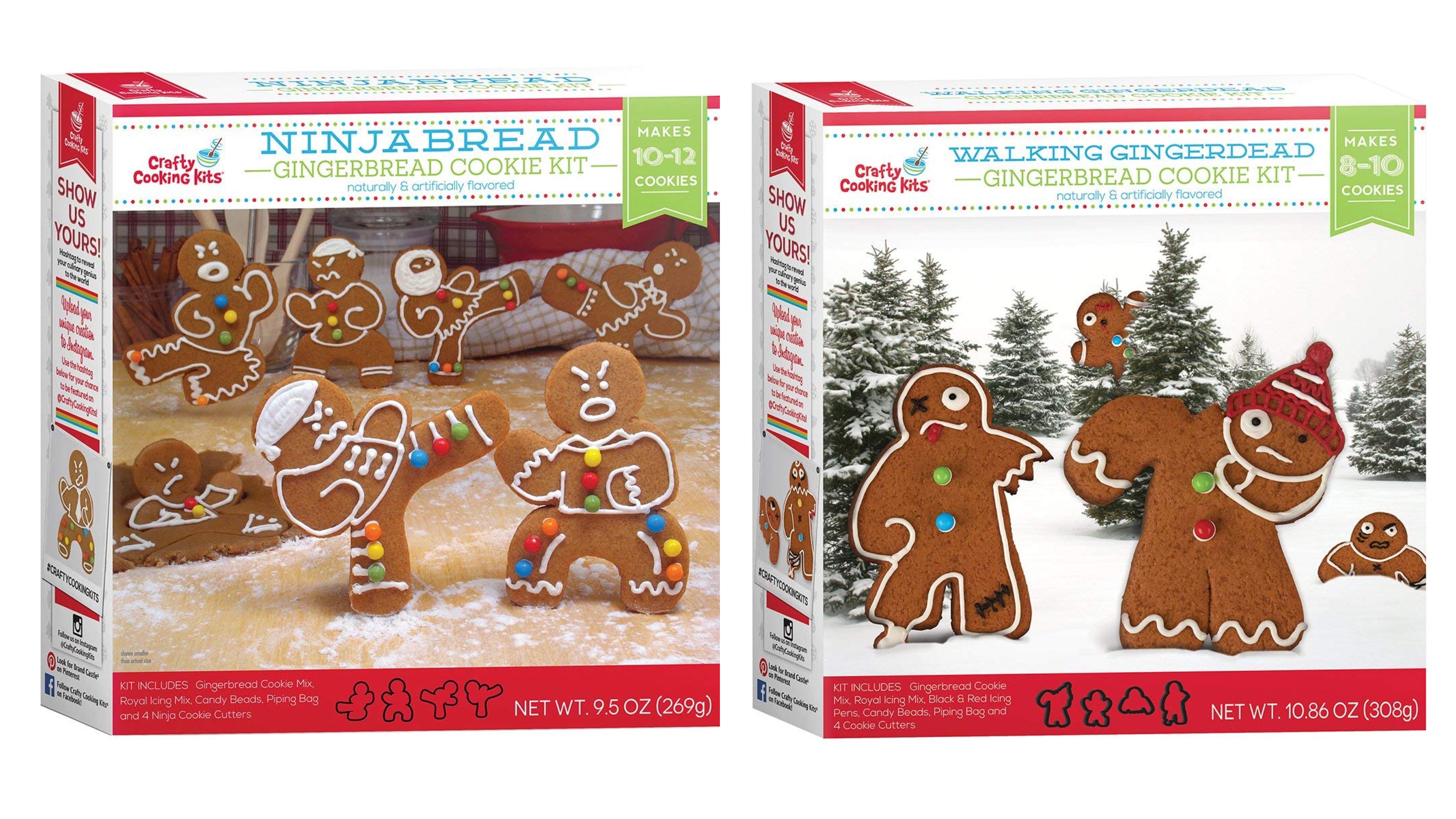 Ninjabread Men & Walking Gingerdead Men