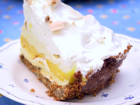 Lemon Meringue Ice Cream Pie