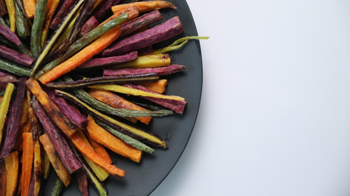 Rainbow Veggie Fries
