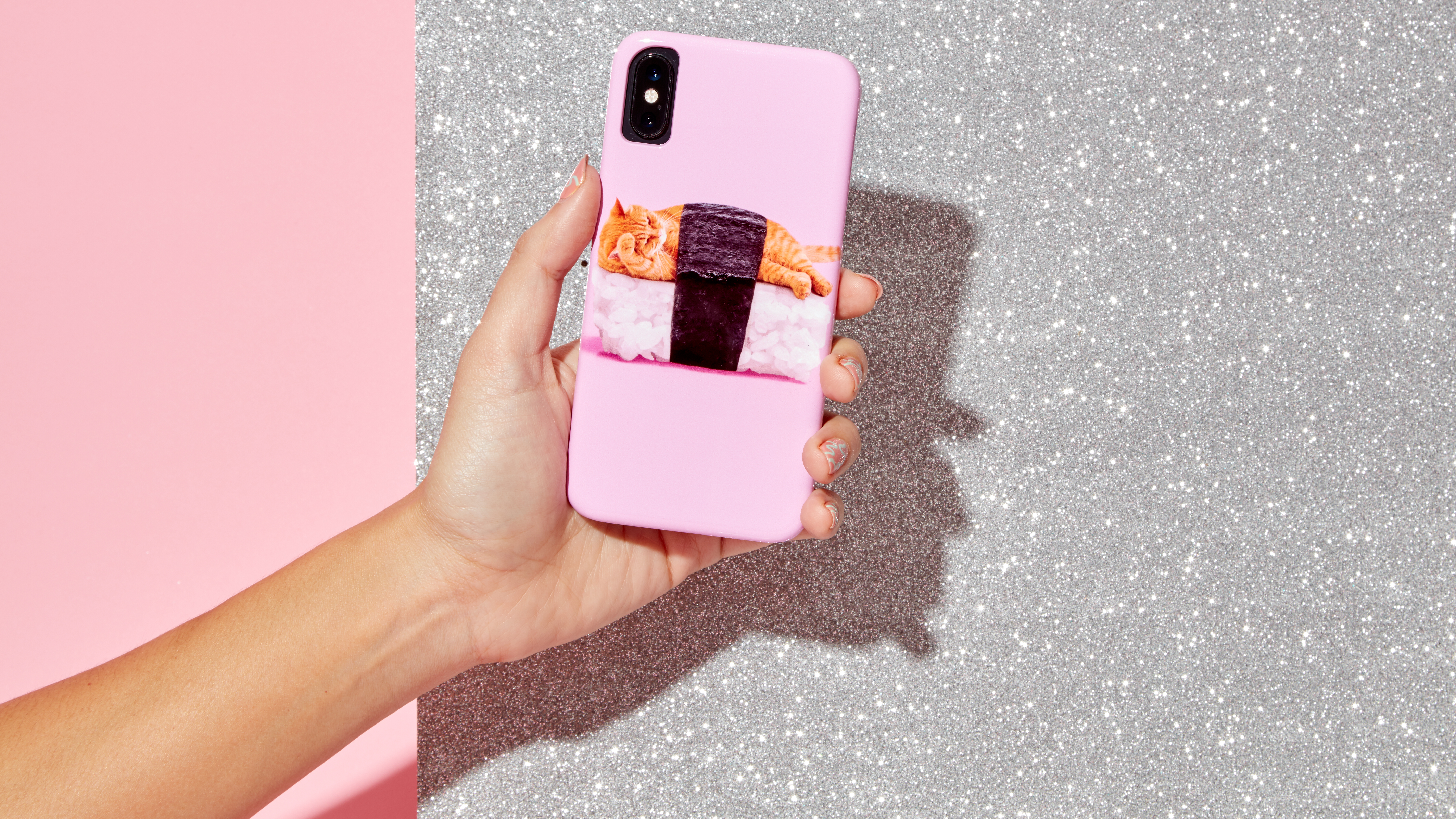 cat sushi phone case