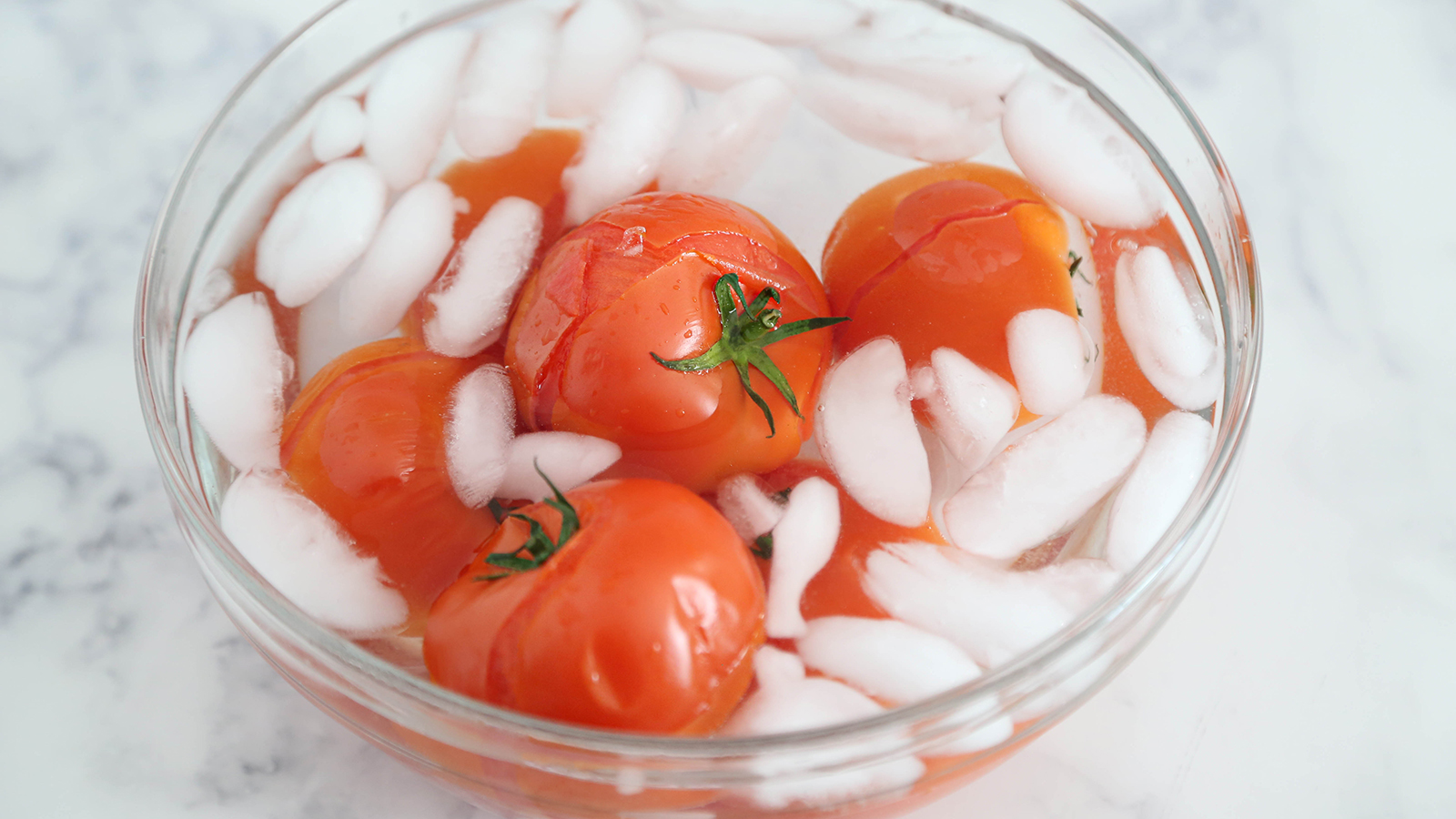 Step 6: Shock the Tomatoes